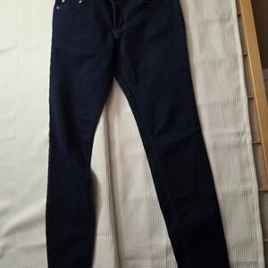 Indigo Rein Dark Wash Stretch Pants Juniors 9 28" Inseam